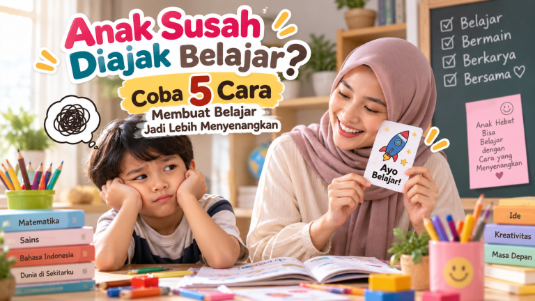 5 Cara Membuat anak belajar